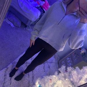 Grey lululemon scuba zip